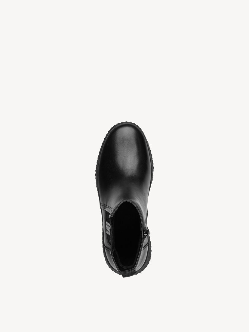 Leren Chelseaboot - zwart, BLACK NAPPA, hi-res