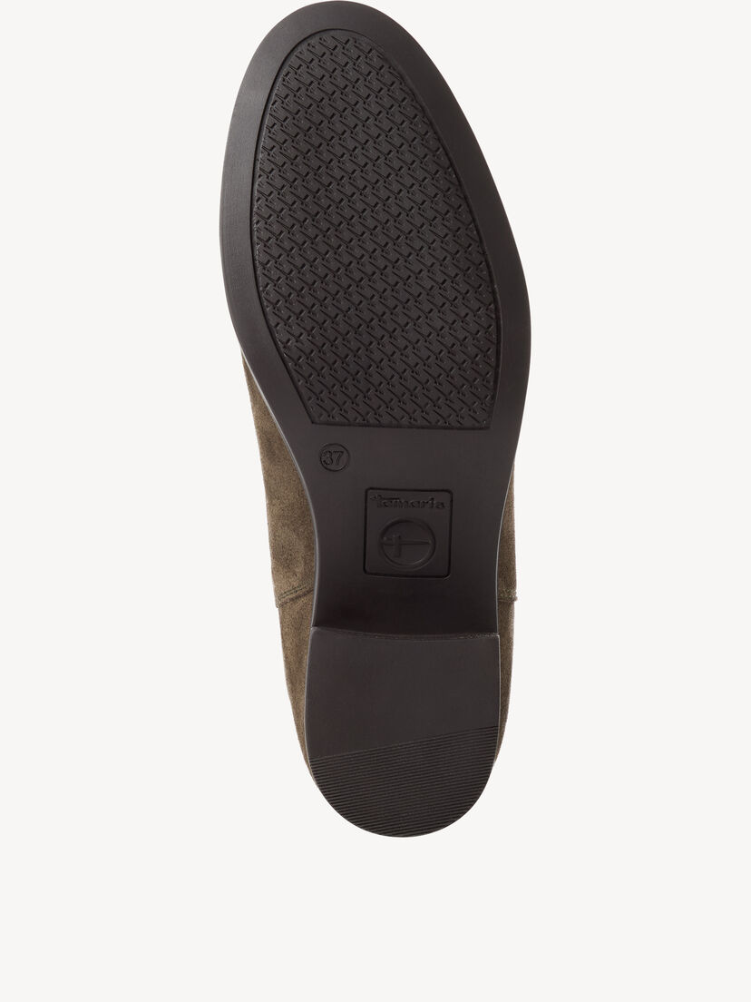Leren Chelseaboot - khaki, OLIVE SUEDE, hi-res