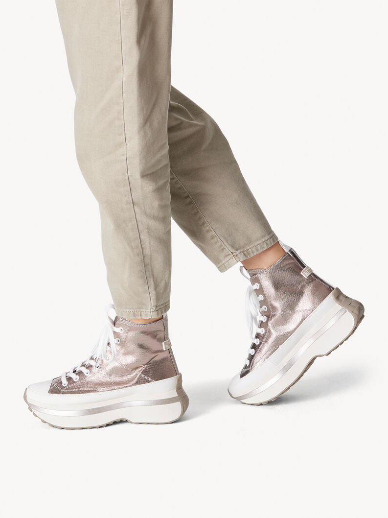 Sneaker - metallic, PEWTER, hi-res