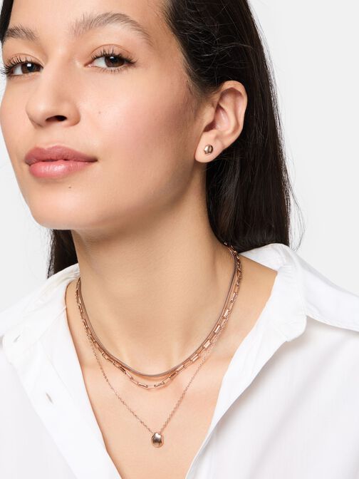 Necklaces set, rosé, hi-res