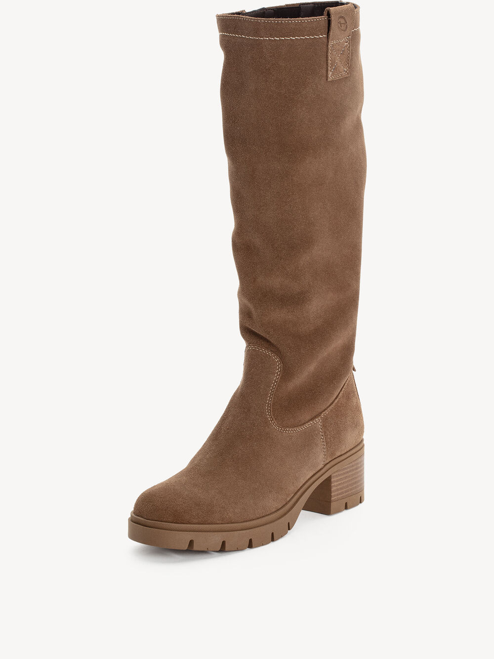 Bottes en cuir - marron, BROWN, hi-res