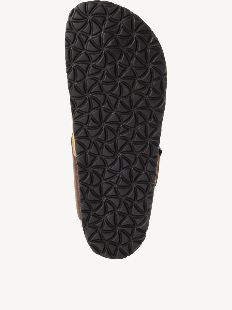 Pantolette - braun, MOCCA NUBUC, hi-res