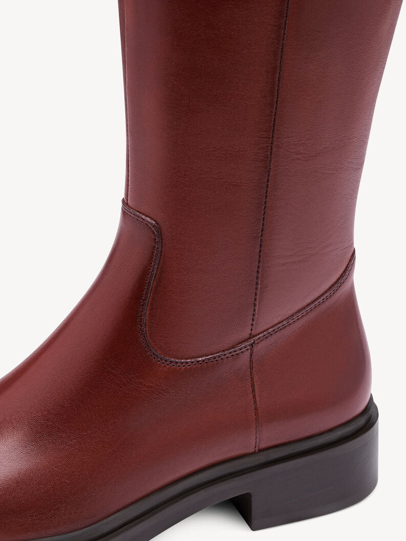 Bottes en cuir - marron, COGNAC COMB, hi-res