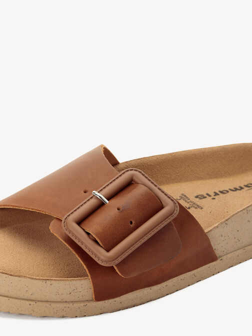 Mule, COGNAC PULL-UP, hi-res