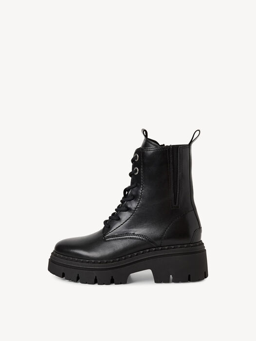 Enkellaarsje, BLACK LEATHER, hi-res