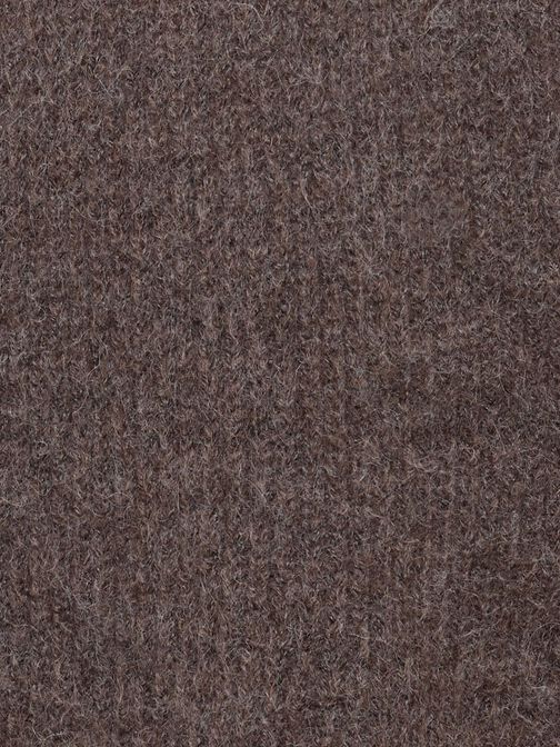 Knitted pullover, Mid Brown Melange, hi-res