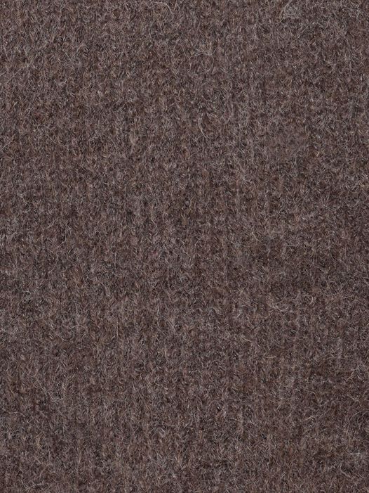 Gebreide trui, Mid Brown Melange, hi-res