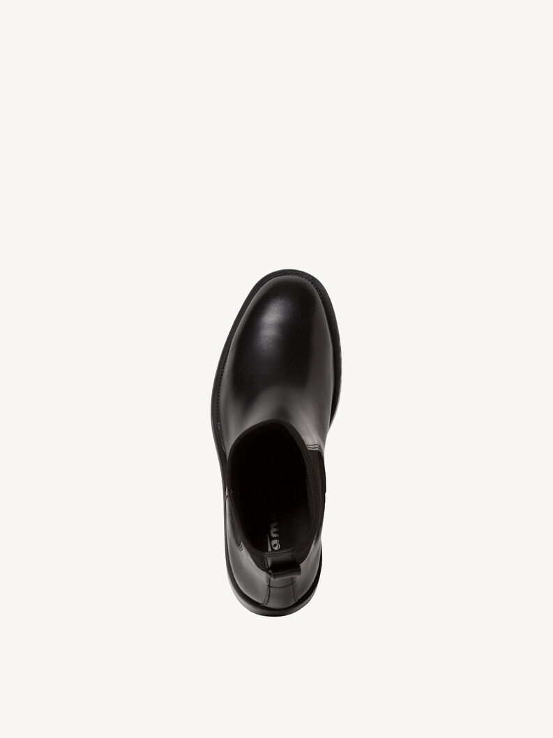 Leather Chelsea boot - black, BLACK, hi-res