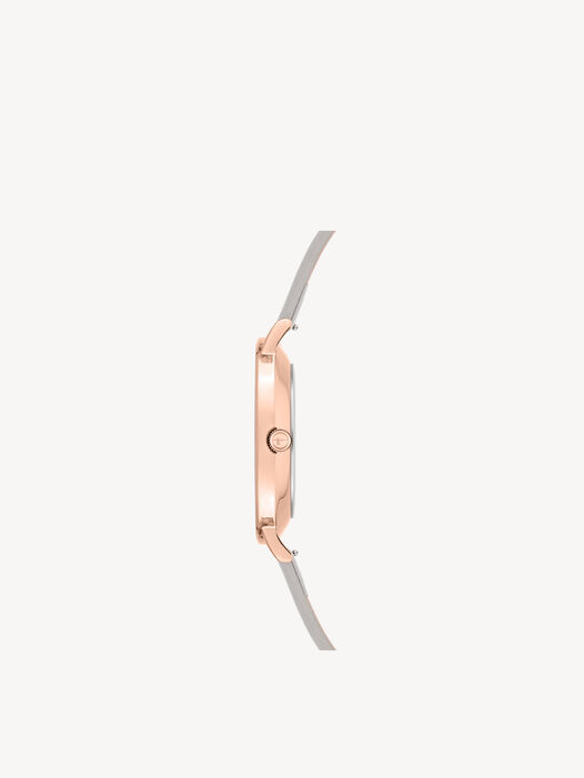 Horloge, rosegold grey, hi-res