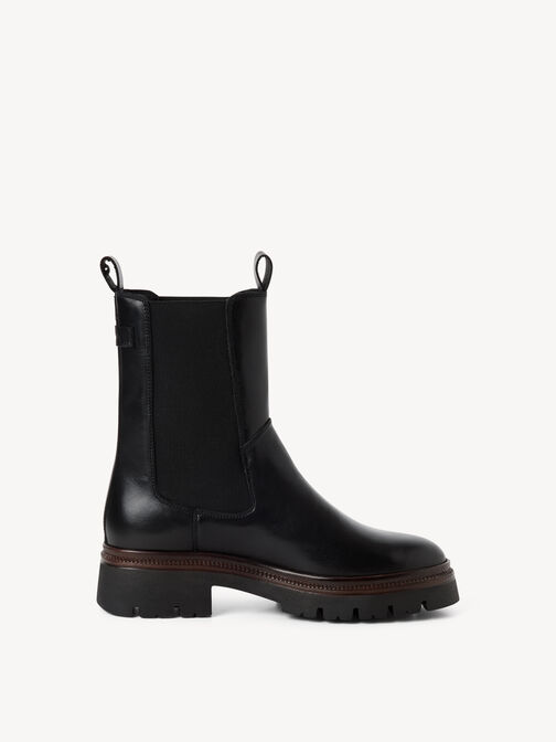 Chelsea boot, BLACK LEATHER, hi-res