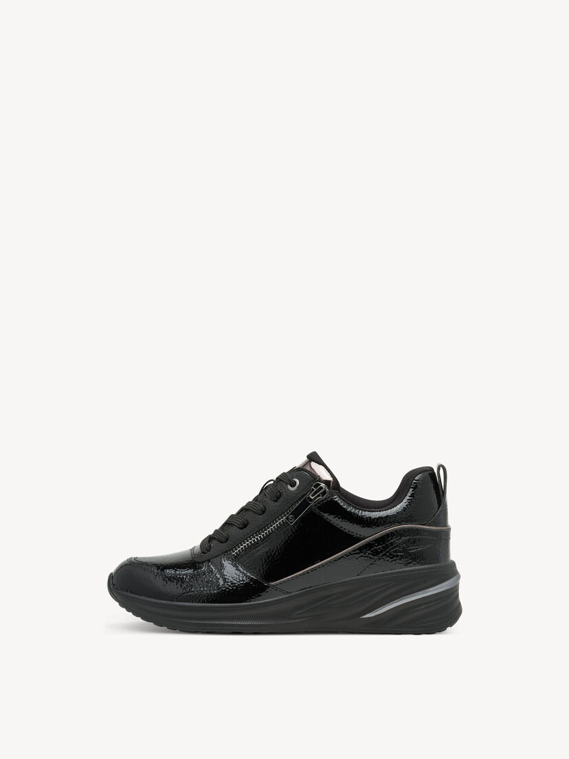 Sneaker - zwart, BLACK PATENT, hi-res