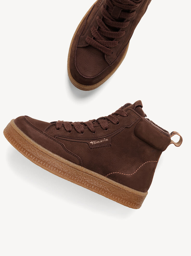 Lederstiefelette - braun, MOCCA, hi-res