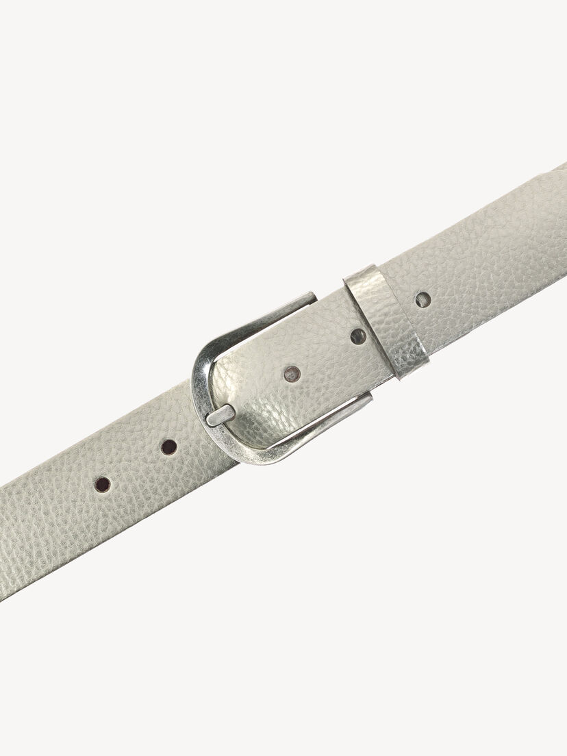 Leren Riem - goud, Platingold, hi-res