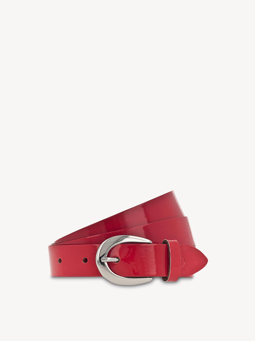 Leren riem, rubin rot, hi-res