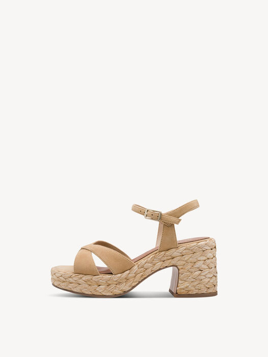 Sandaaltje, TAN SUEDE, hi-res