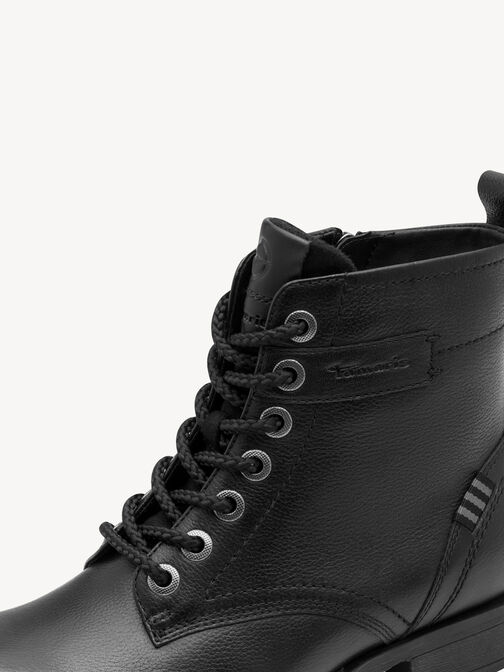 Stiefelette, BLACK LEATHER, hi-res