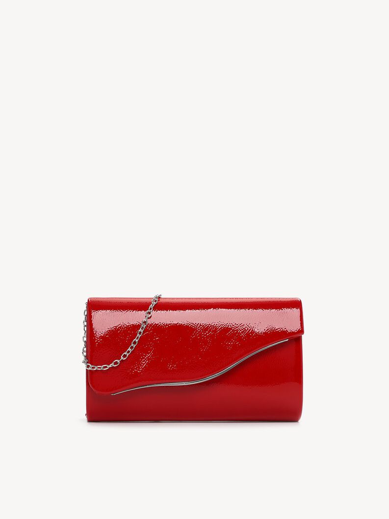 Clutch bag, red, hi-res