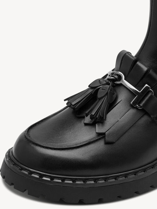 Stiefelette, BLACK LEATHER, hi-res