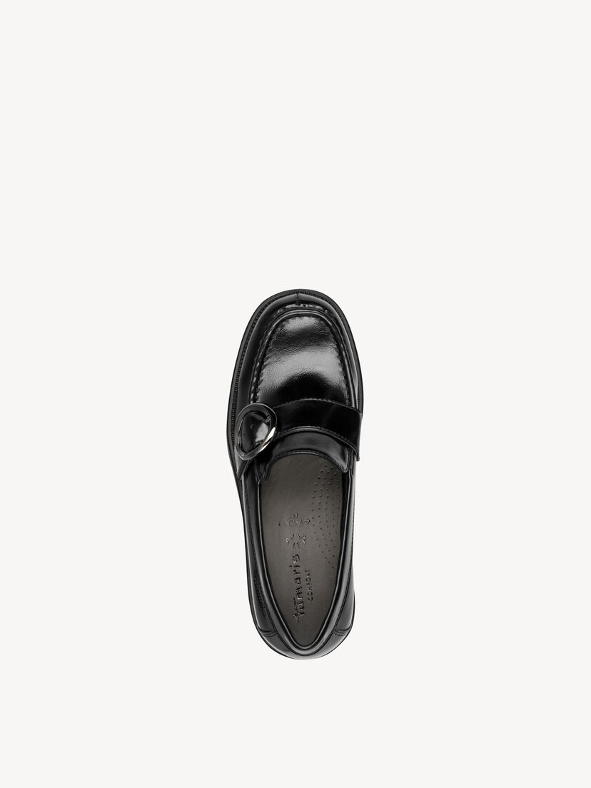 Instappers - zwart, BLACK PATENT, hi-res