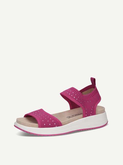 Sandal, PINK KNIT, hi-res