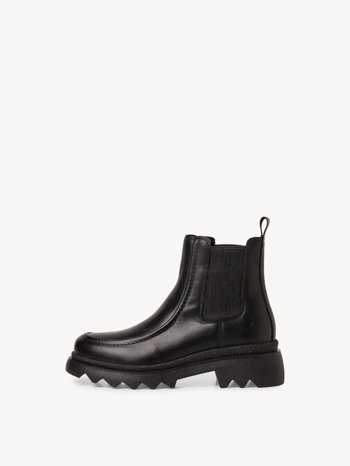 Chelsea boot, BLACK LEATHER, hi-res