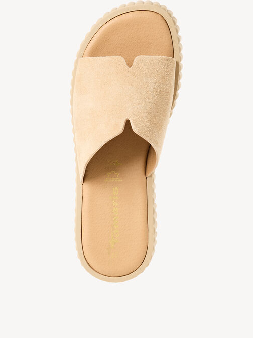 Pantolette, BEIGE SUEDE, hi-res