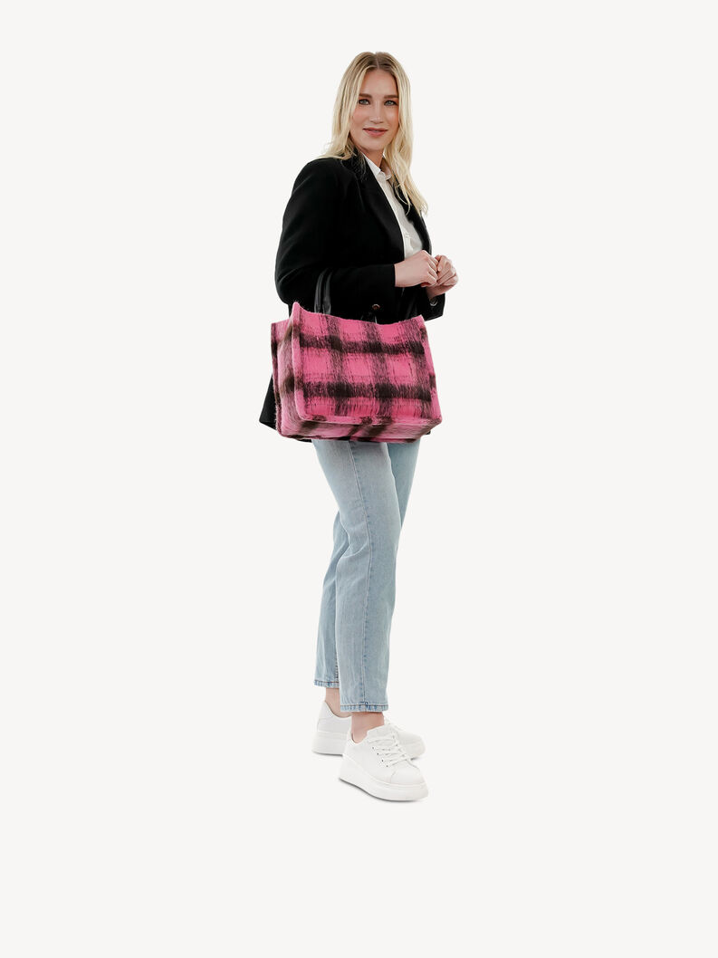 Τσάντα για ψώνια - pink, ροζ, hi-res