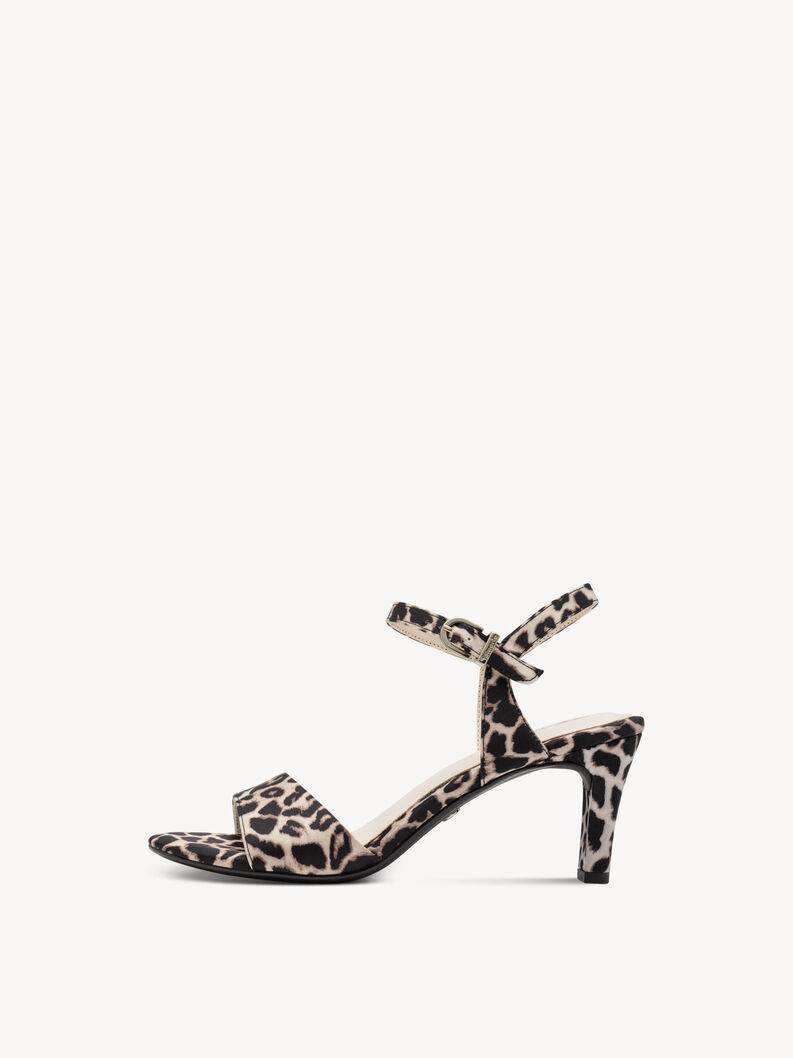 Sandalette - braun, LEOPARD, hi-res