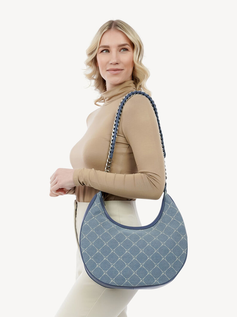 Handbag - blue, lightblue, hi-res