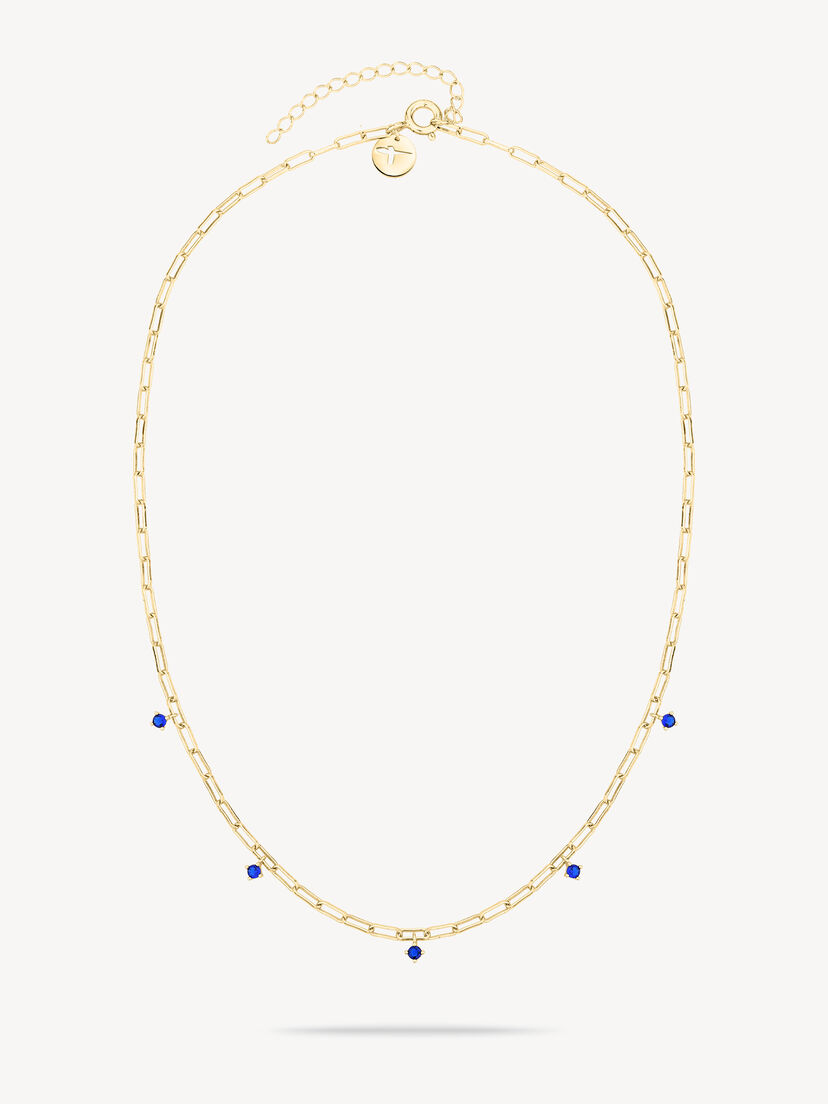 Halskettinge - goud, goud, hi-res