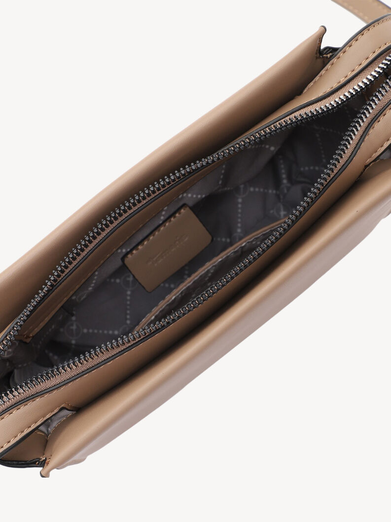 Sac &agrave; bandouli&egrave;re - marron, taupe, hi-res