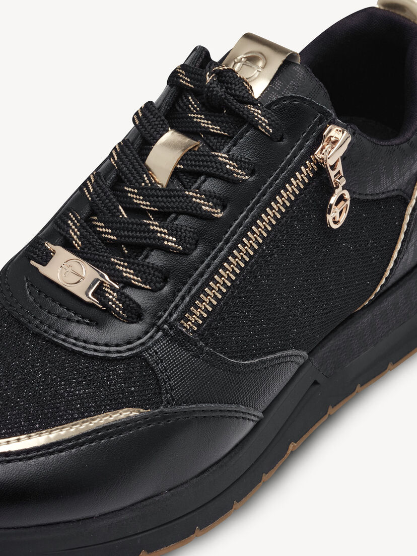 Sneaker - zwart, BLACK COMB, hi-res