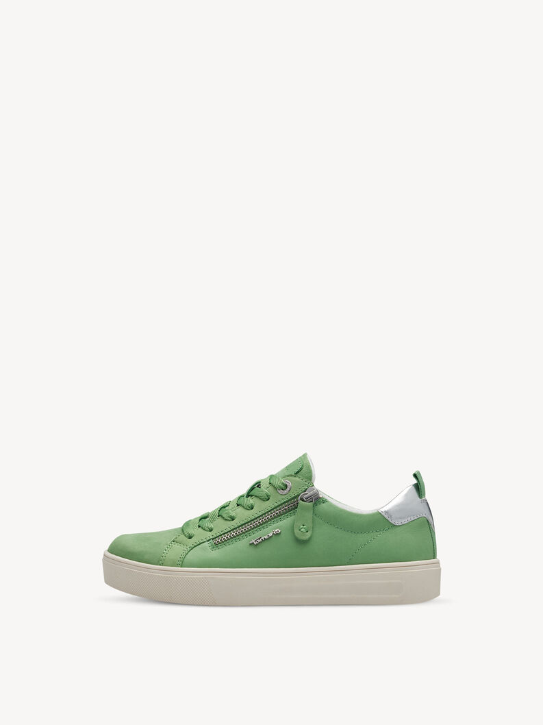 Sneaker - grøn, LT GREEN NUBUC, hi-res
