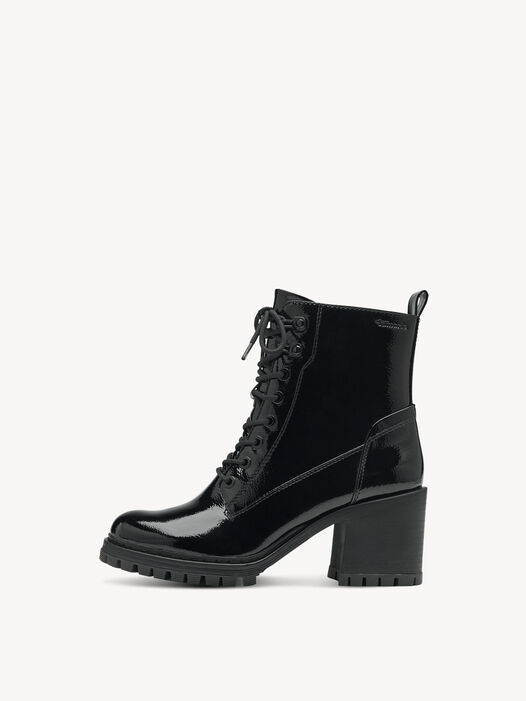 Enkellaarsje, BLACK PATENT, hi-res