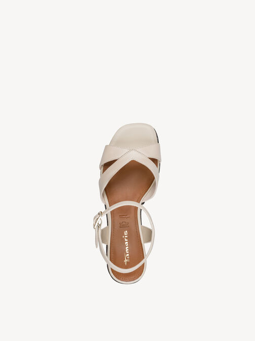 Sandalette, IVORY LEATHER, hi-res