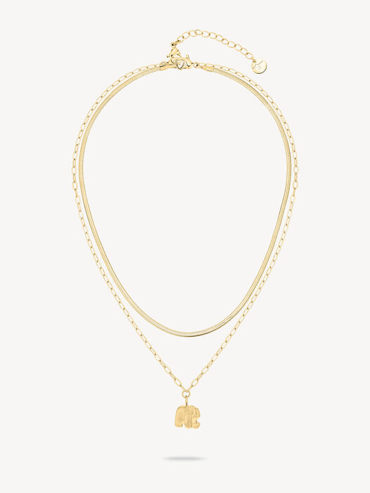 Halskettinge, goud, hi-res