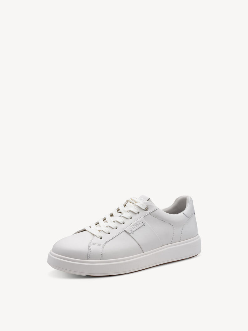 Leather Sneaker - white, WHITE LEATHER, hi-res