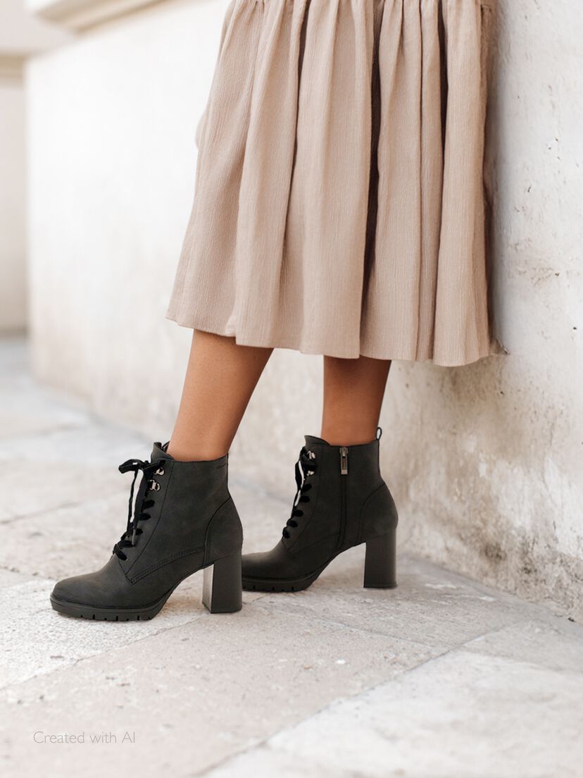 Enkellaarsje, BLACK, hi-res