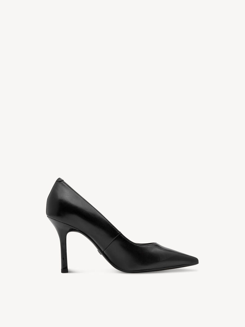 Pumps, BLK LEATH. UNI, hi-res
