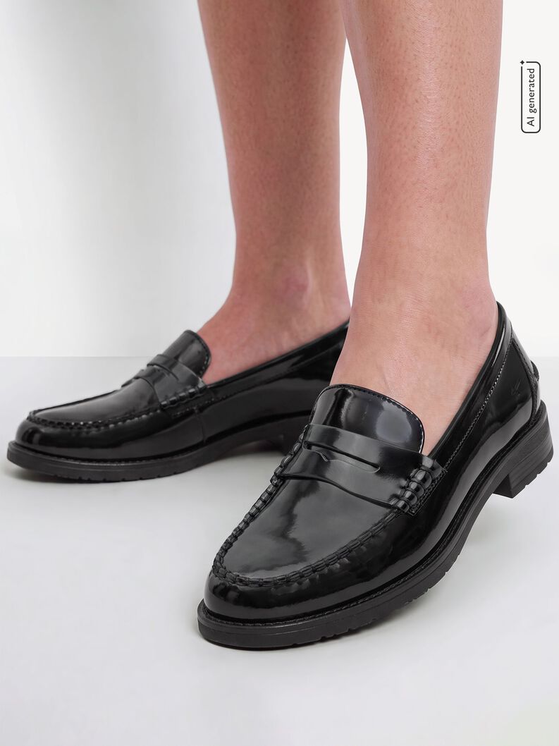 Slipper, BLACK, hi-res