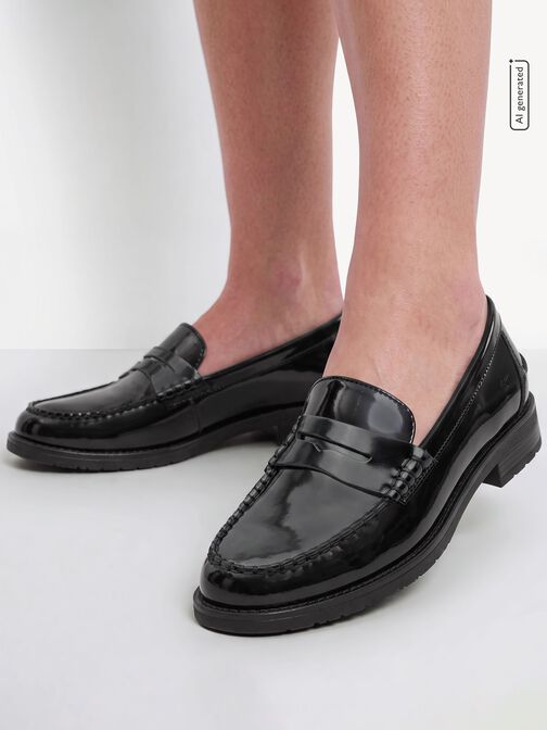 Slipper, BLACK, hi-res
