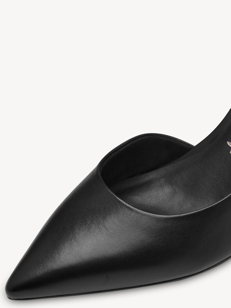 Lederpumps - schwarz, BLACK PLAIN, hi-res