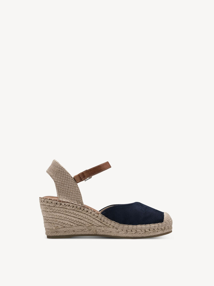 Espadrilles - blauw, NAVY, hi-res
