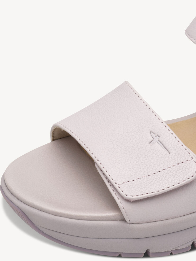 Leren Sandaal - lila, LILAC, hi-res