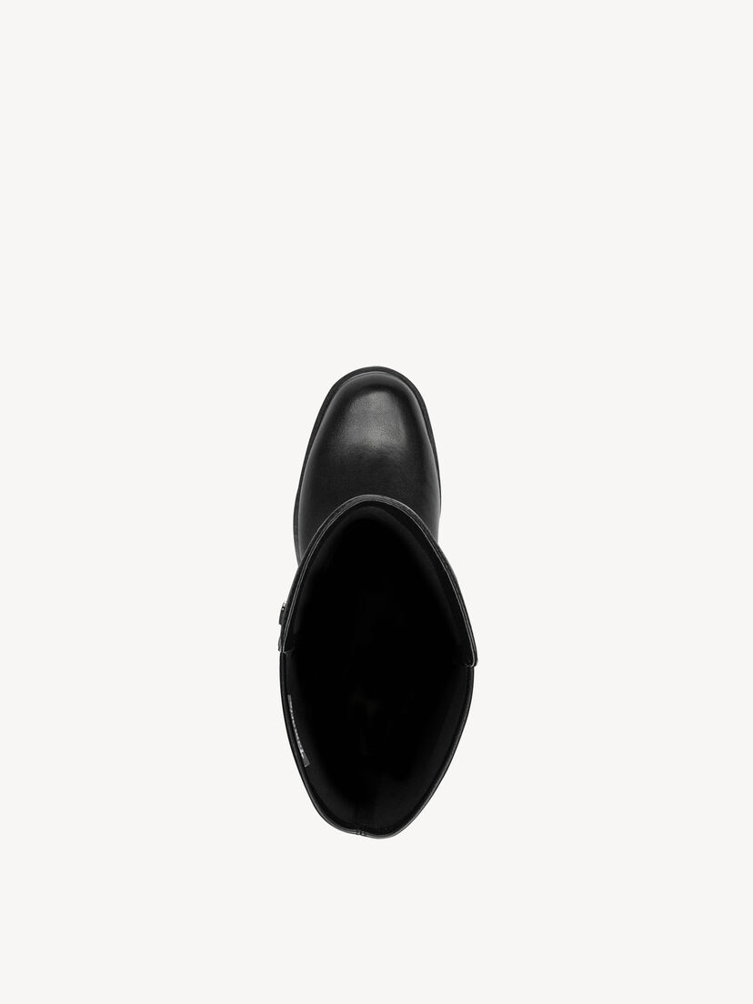 Overknee - zwart, BLACK, hi-res