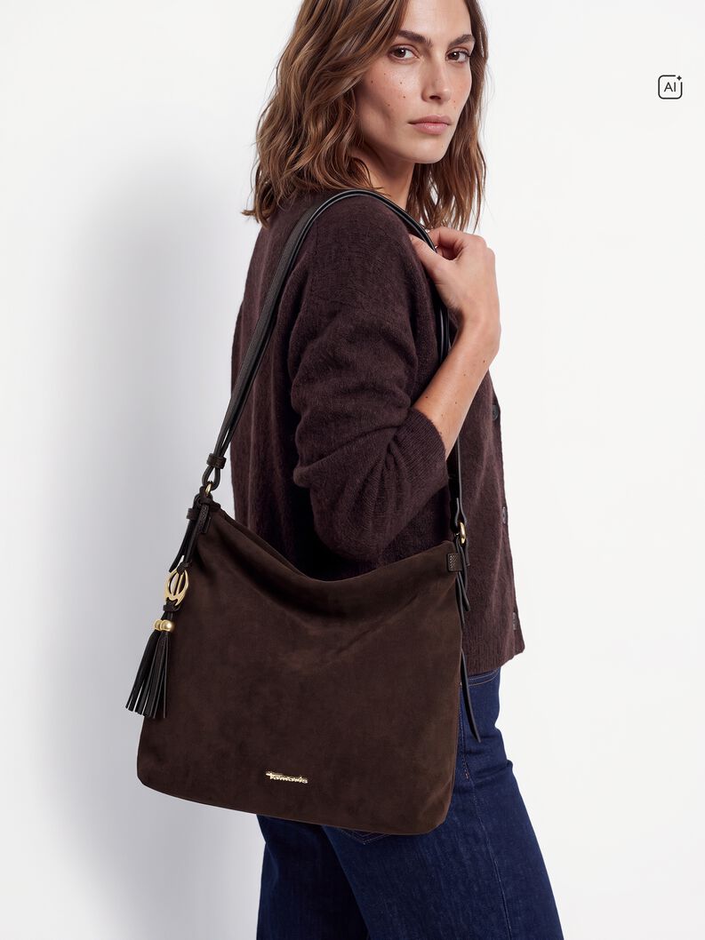 Satchel - brown, brown, hi-res