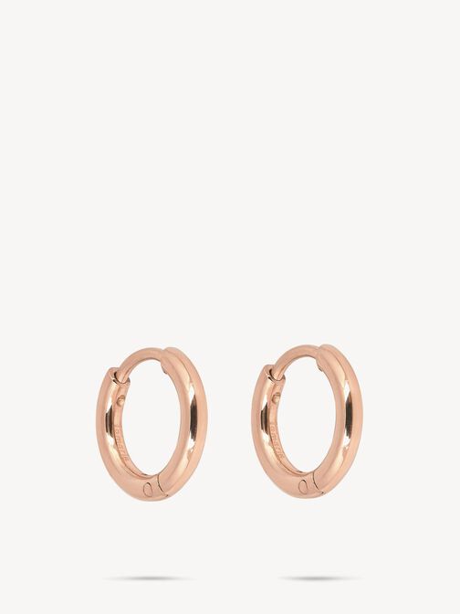 Oorringen, ros&eacute;gold, hi-res