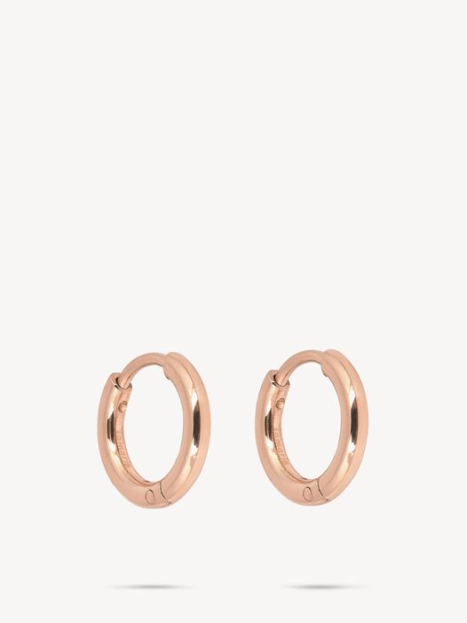 Oorringen, ros&eacute;gold, hi-res
