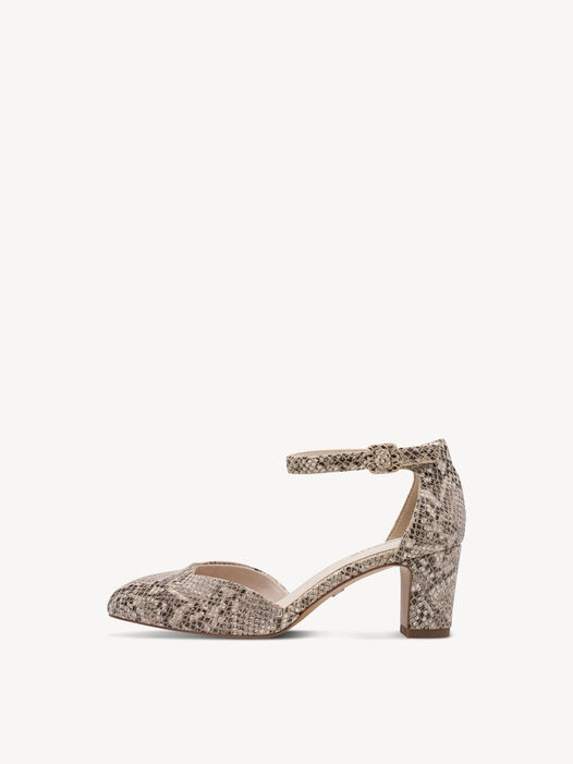 Pumps, BEIGE SNAKE, hi-res