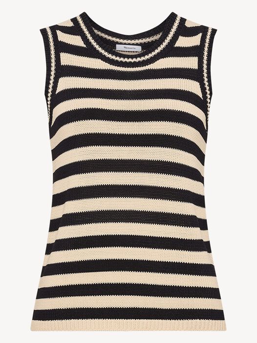 gebreide top, Black Beauty / Peyote, hi-res